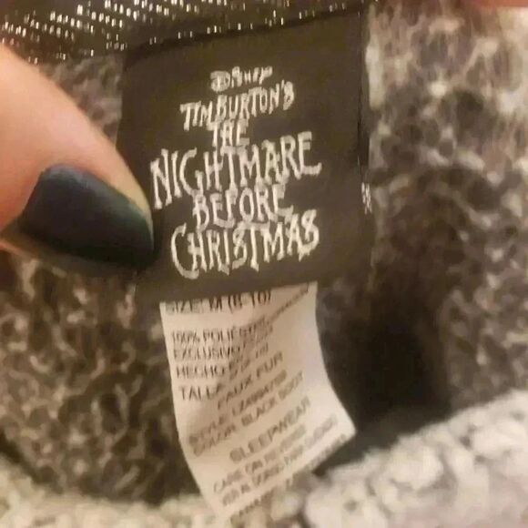 Disney Nightmare Before Christmas Plush Pajama Top - Picture 2 of 7
